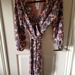 J crew 365 crepe wrap dress